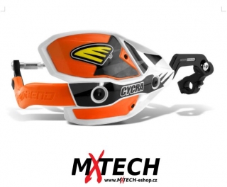 Chrániče páček CYCRA ULTRA PROBEND CRM COMPLETE RACER PACK 7/8"(22MM) WH/ORANGE