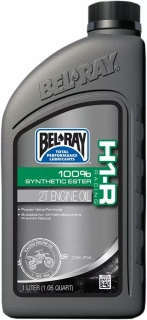 Plně sysnetický olej BEL-RAY H1-R RACING 100% SYNMTHETIC ESTER 2T ENGINE OIL balení 1 litr