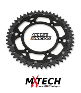 Rozeta MOOSE RACING KTM, HUSABERG, HUSQVARNA DUAL SPROCKETS - BLACK 48 ZUBŮ