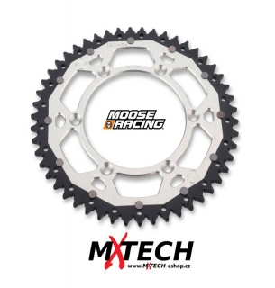 Rozeta MOOSE RACING KTM, HUSABERG, HUSQVARNA DUAL SPROCKETS - SILVER 52 ZUBŮ