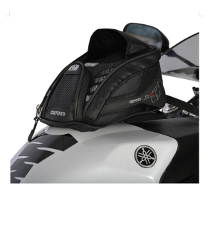 TANGBAG NA MOTOCYKL S MAGNETICKOU ZÁKLADNOU OXFORD M2R ČERNÝ OBJEM 2L