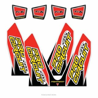 Set samolepek na výfuk PRO CIRCUIT HONDA CRF 450 R 2014 EXHAUST STICKER KIT TI-6