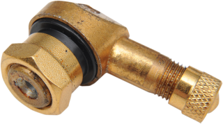 Ventilek do pneu pravoúhlý K&L VAKLVE STEMS 10 mm ohyb 90 ° - zlatý - 1 kus