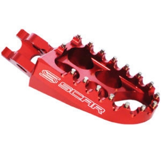 Hliníkové stupačky SCAR HONDA CR125/250 02-07, CRF150 07-17, CRF 250/450 02-17