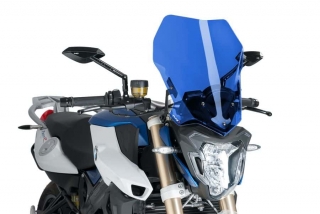Plexi PUIG TOURING BMW F 800 R 2015-2017 MODRÁ