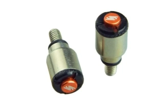 Odvzdušňovací mikro ventilky (pár) SCAR WP/MARZOCCHI/OHLINS/PAIOLI - ORANŽOVÉ VERZE M4 ( 4 mm x 0,7 )