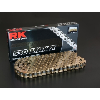 Řetěz RK 530 X KROUŽEK - barva zlatá - 110 článků