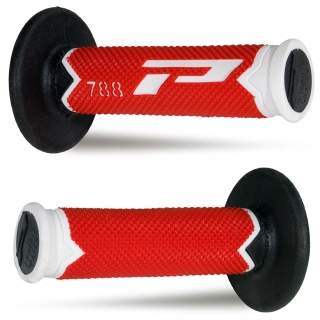 Třívrstvé GRIPY MX PROGRIP 788 WHITE/BLACK/RED