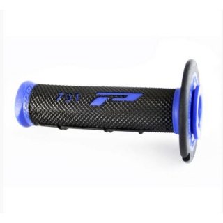 Dvouvrstvé motokrosové rukojeti - gripy Progrip 791 BLACK/BLUE