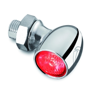 Zadní světlo/brzdové KELLERMANN TAIL/BRAKE LIGHT BULLET ATTO RB - BARVA CHROMOVÁ/ČIRÉ SKLÍČKO 