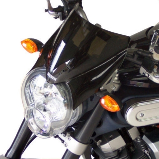 Plexi na motocykl BULLSTER pro YAMAHA MT-01 1700 2005-2016 , VÝŠKA 23 CM, KOUŘOVĚ ČERNÉ