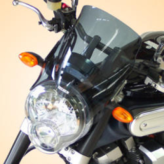 A Plexi na motocykl BULLSTER pro YAMAHA MT-01 1700 2005-2012 , VÝŠKA 29 CM, KOUŘOVĚ ČERNÉ