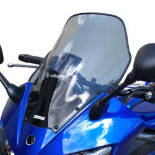 Plexi motocyklu BULLSTER pro YAMAHA 1300 FJR 2013-2014 - BARVA KOUŘOVĚ ČERNÁ, výška 41 cm 