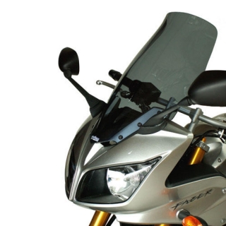 Plexi motocyklu BULLSTER pro YAMAHA FZ1 FAZER 2006-20016, VÝŠKA 51 CM, BARVA KOUŘOVĚ ČERNÁ