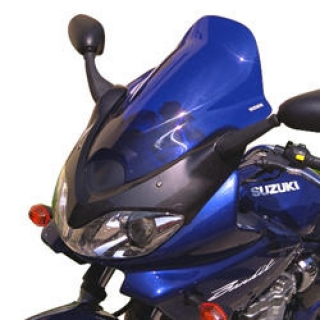 Plexi na motocykl BULLSTER pro SUZUKI GSF 1200 BANDIT 2001-2005, VÝŠKA 44 CM,  BARVA ČIRÁ