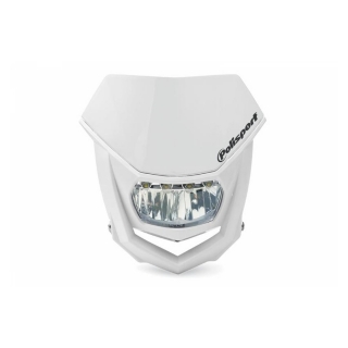 Univerzální přední maska se světlem POLISPORT HALO LED HEADLIGHT ECE APPROVED WHITE