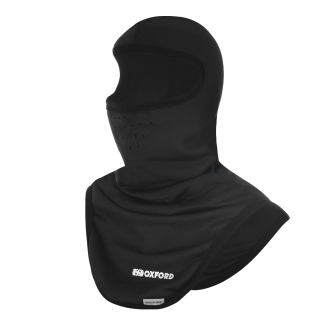 kukla Balaclava Deluxe Micro Fleece CA035, OXFORD (černá, s průduchy a dlouhým límcem)