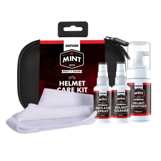 Čistící sada pro čištění přileb a hledí OXFORD MINT HELMET CARE KIT VERZE MINI 