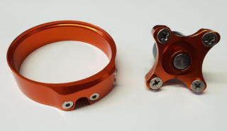 Pomocník startu MTZ LAUNCH CONTROL pro motocykly KTM SX/SXF rok 2007-2026 pro vnitřní průměr vidlice 58,4 mm barva oranžová