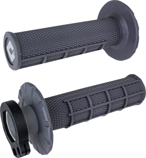 A Motokrosové rukojeti - gripy ODI MX V2 LOCK-ON HALF-WAFFLE graphite