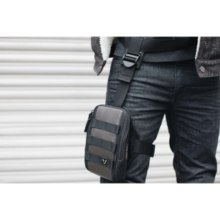 Textilní taška pro připevnění na nohu / taška na nohu SW-MOTECH LEGBAG SET LEGEND LA8 velikost: 19,5 x 13 x 5 cm, objem: 1,25 l
