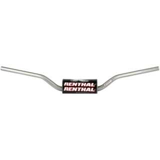 Řidítka RENTHAL FATBAR 609 RC HIGH (1 1/8” = 28,6mm) - stříbrná/titan